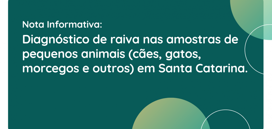 Nota Informativa n° 005/2020/DIVE/LACEN/SUV/SES