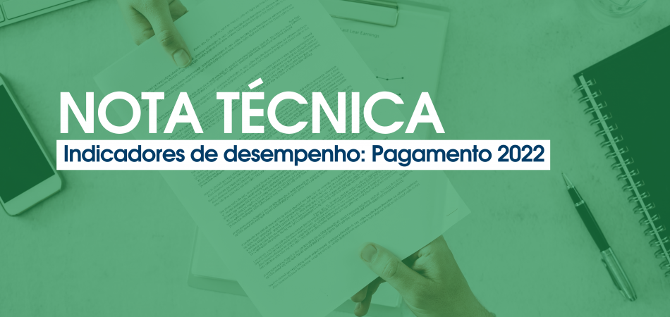 Nota técnica sobre os indicadores de desempenho: Pagamento 2022
