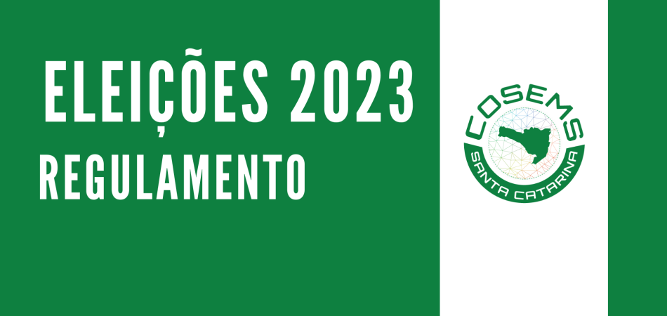 Regulamento das Eleições 2023