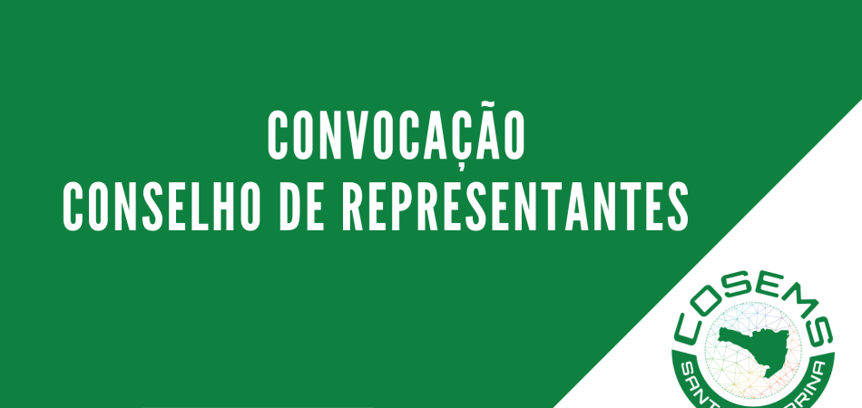 Convocação Conselho de Representantes