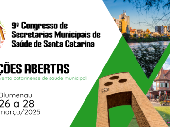 Confira a programação do 9º Congresso de Secretarias Municipais de SC