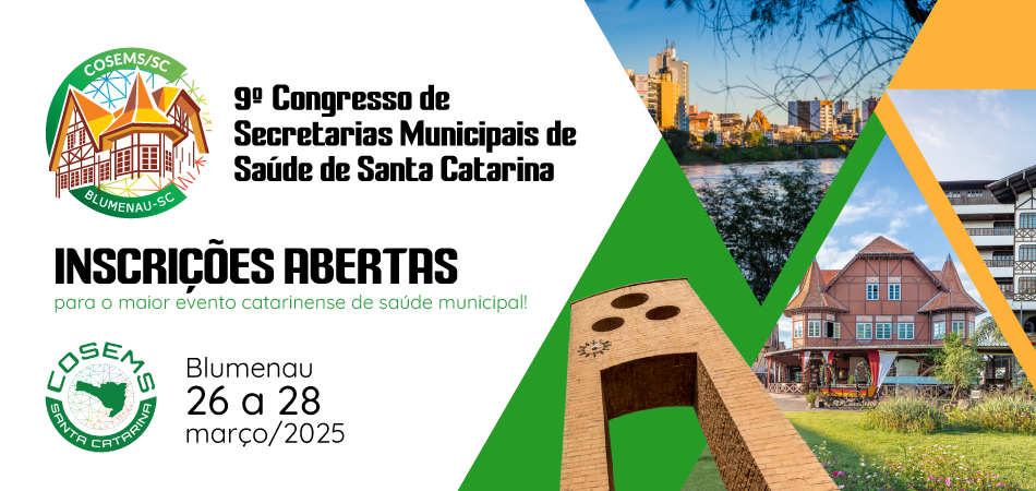 Confira a programação do 9º Congresso de Secretarias Municipais de SC