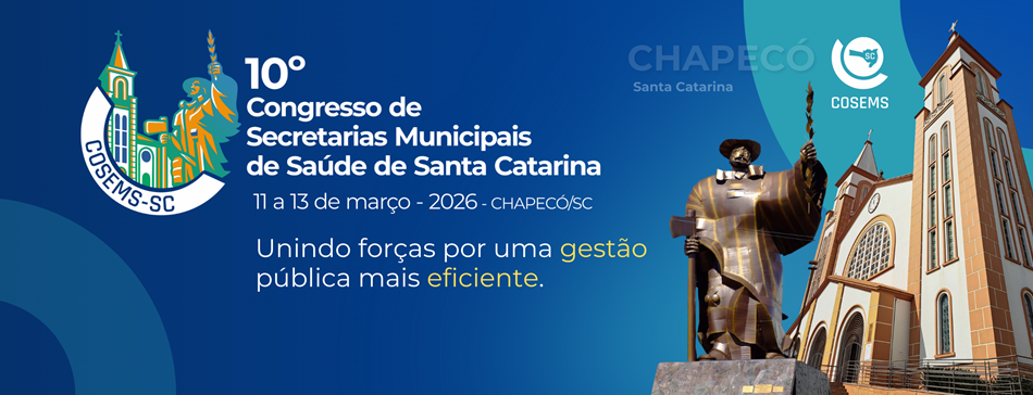 Especialistas nacionais reforçam programação do Congresso de Secretarias de Saúde em Chapecó